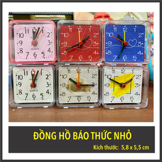 Đồng hồ để bàn kích thước nhỏ - có báo thức, chuông kêu to