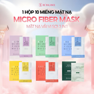 [DEAL SOCK] MẶT NẠ SỢI XƠ FIBER BE'BALANCE - 1 hộp 10 miếng