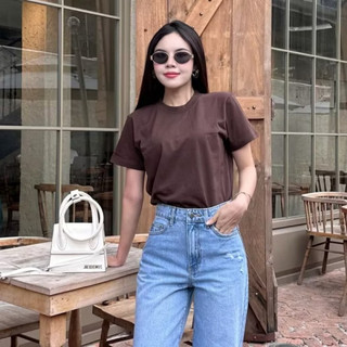 Áo phông cổ tròn nữ cộc tay HM auth