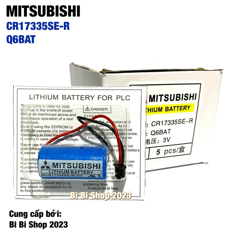 Pin Nuôi Nguồn CR17335SE-R (3V) Mitsubishi Q6BAT Chính Hãng - Giá 1 Viên