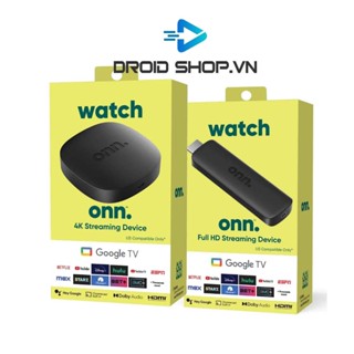 Tivi Box onn. Google TV 4K - Full HD – Chính hãng bảo hành 1 đổi 1