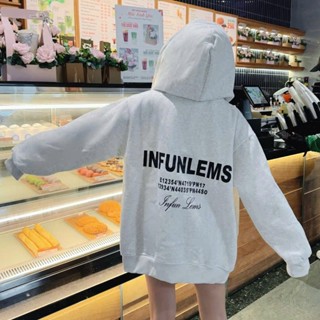 ÁO Sweater / ÁO HOODIE / ÁO HOODIE ZIP CÓ KHÓA IN CHỮ INFUN..LEMS FORM RỘNG NAM NỮ CHẤT NỈ BÔNG
