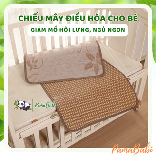 Chiếu mây điều hòa cho bé sơ sinh, Chiếu sợi mây dùng lót nôi cũi, xe đẩy cho bé