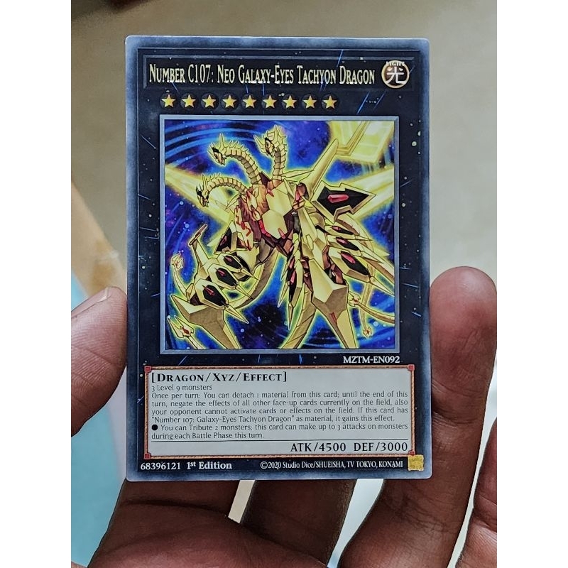 Thẻ bài Yugioh Number C107: Neo Galaxy Eyes Tachyon Dragon