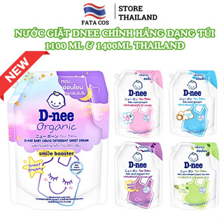 Nước giặt Dnee, nước giặt cho bé sơ sinh, nước giặt dnee dạng túi 1100ml, 1400ml fata co's