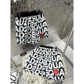 Hot quần Thun DSQ Nam Chất Liệu Cootong Pha Hai Màu Đen Trắng Họa Tiết  Thời Trang Mùa Hè