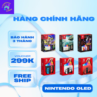 Máy Nintendo Switch Oled Hack Like New Tặng Kèm Thẻ Nhớ 128GB Bảo Hành 3 Tháng