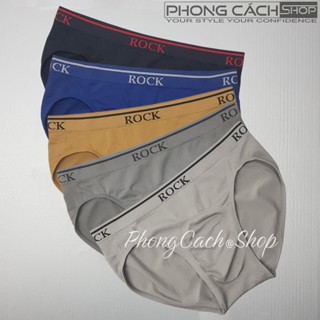 ROCK 97502 - Quần lót nam vải dệt kim cao cấp không đường may siêu co giãn