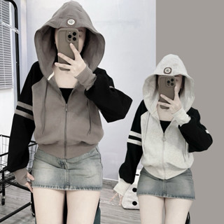 ÁO KHOÁC THUN GÂN PHỐI MÀU, ÁO KHOÁC KIỂU MỚI