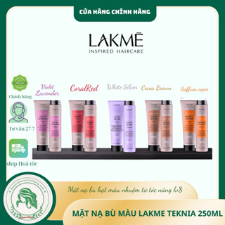 DẦU GỘI VÀ MẶT NẠ LAKME TEKNIA BỔ SUNG SẮC TỐ MÀU 300ML - 250ML (silver, red, violet)