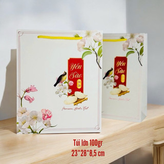 Túi yến sào 100gr size 28*23*8/size 18*23*8cm mẫu sang trọng & cực đẹp