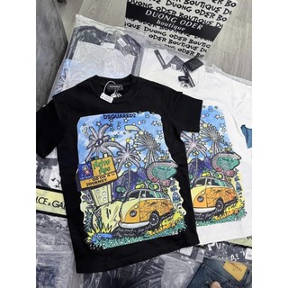  Áo Thun Nam Nữ DSQ In Hình Cây Dừa Màu Sắc Siêu Đẹp - Áo Phông DSQ Nam Chất Cotton Cao Cấp Unisex _ Song Anh 34 
