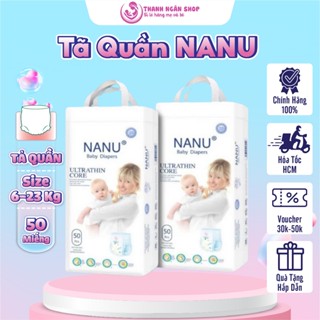 [MẪU MỚI] Bỉm Quần Nanu - Tã Quần Nanu - Bỉm Quần Bo Mông - Thấm Hút Tối Đa Cho Da Nhạy Cảm - Thanh Ngân Shop