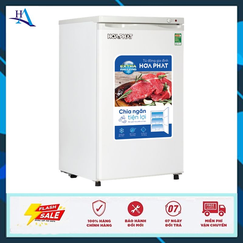 Tủ đông đứng Hòa Phát HPF UAH6106 106 lít 4 ngăn (Miễn phí giao tại HCM-ngoài tỉnh liên hệ shop)