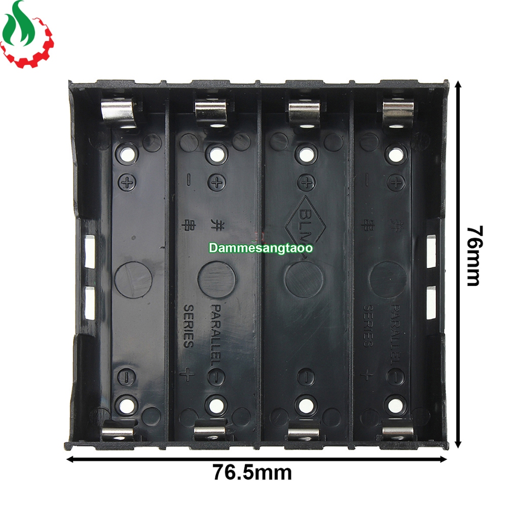 Đế pin 18650 có chân hàn