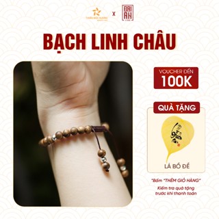 Vòng tay trầm hương Bạch Linh Châu Thiên Mộc Hương đơn giản, tinh tế, sang trọng mùi thơm dịu nhẹ