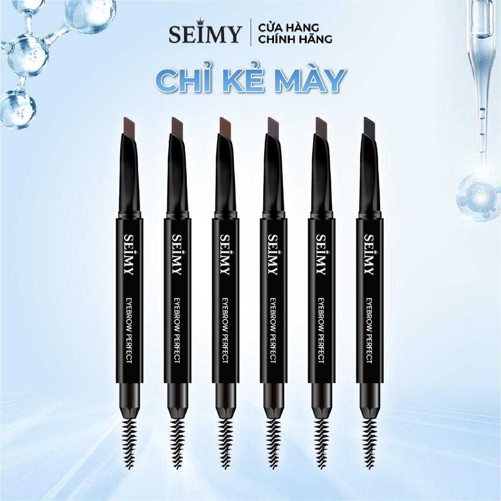 Chì kẻ mày Seimy - Eyebrow Perfect 2 đầu
