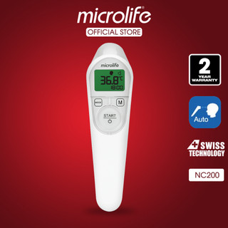 Nhiệt Kế Hồng Ngoại Đo Trán Microlife NC200 Chính Hãng - Đo Nhanh Chính Xác, Đo Tự Động Không Chạm