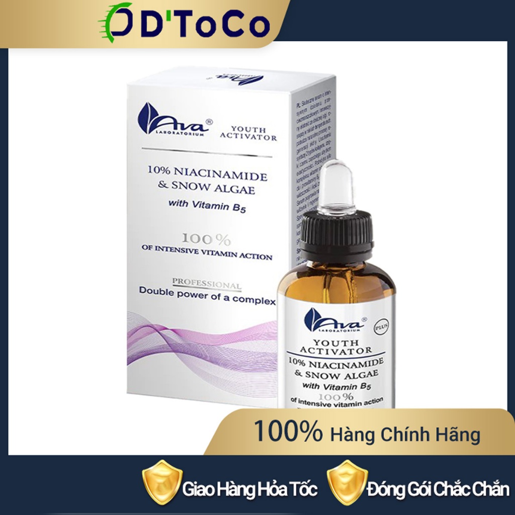 Serum Ava Youth Activator Plus Niacynamide 10% - B5 1%