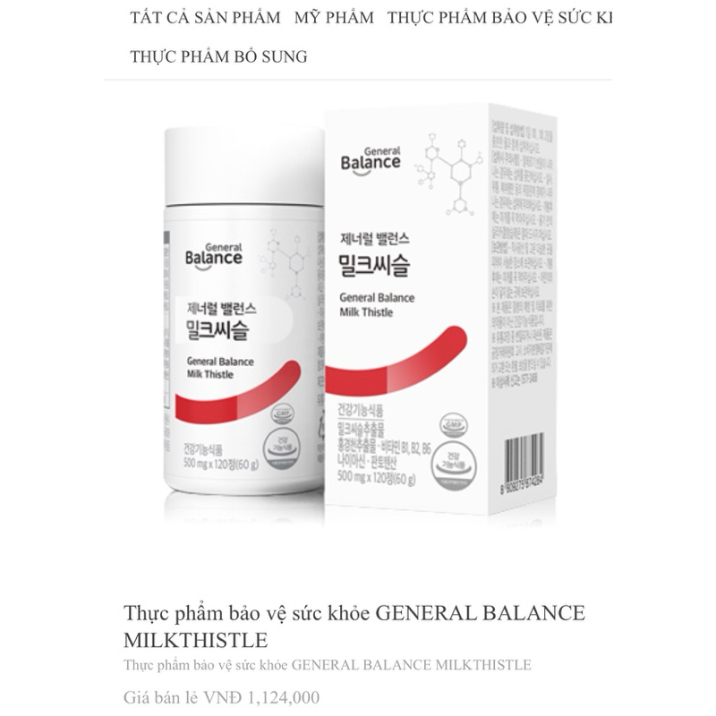 General Balance Milkthistle gcoop hỗ trợ gann