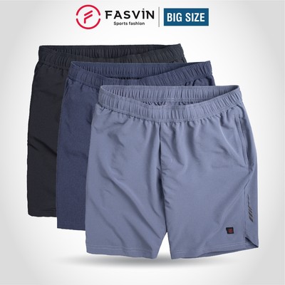 Quần đùi nam thể thao BIG SIZE FASVIN Từ 80 Đến 120KG vải co giãn mềm mát DS23560.HN