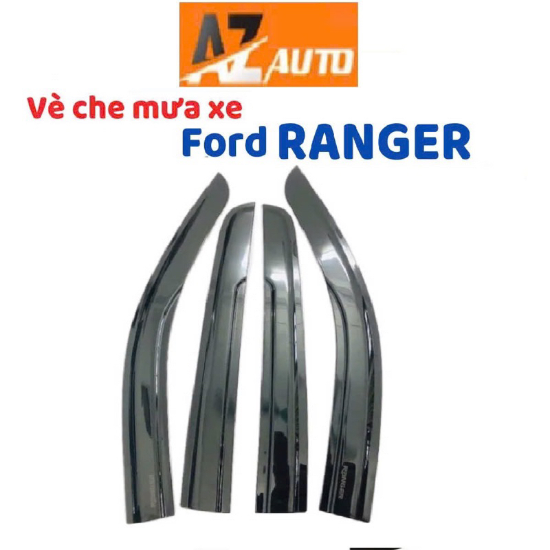 Vè Che Mưa Xe FORD RANGER NHỰA ĐEN DÀY 2013-2026