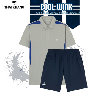 Bộ thể thao nam trung niên Thái Khang chất liệu vải thun lạnh thoáng mát co giãn năng động BO32