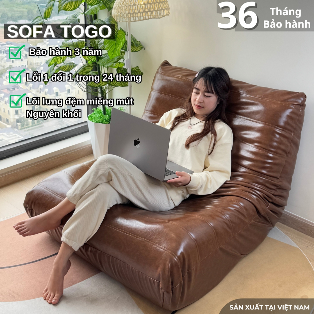 Ghế Sofa Lười Thư Giãn TOGO Cao Cấp SSG Thích Hợp Decor Phòng Khách Phòng Ngủ Thiết Kế Độc Đáo Sang Trọng Hiện Đại
