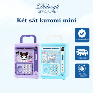 Hộp Đựng Tiết Kiệm Cho Bé Didooglt Đồ Chơi Két Sắt Kuromi Mini Mở Khóa Bằng Vân Tay Và Mật Khẩu