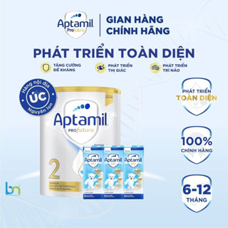 COMBO SỮA APTAMIL PROFUTURA SỐ 2 ( 6-12M) VÀ 1 LỐC SỮA CÔNG THỨC PHA SẴN APTAMIL KID 180ML