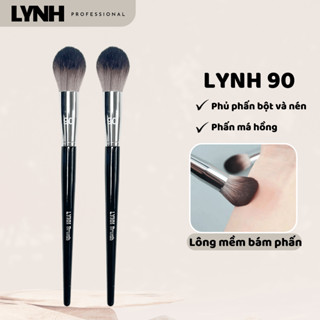 Cọ phủ phấn má hồng, Cọ trang điểm chuyên nghiệp LYNH 90 lông mềm mại lên màu chuẩn