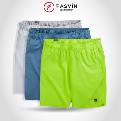 Quần Đùi Nam FASVIN Q24617.HN Vải Gió Chun Mềm, Mát, Đẹp Hàng Nhà Máy Chất Lượng Cao