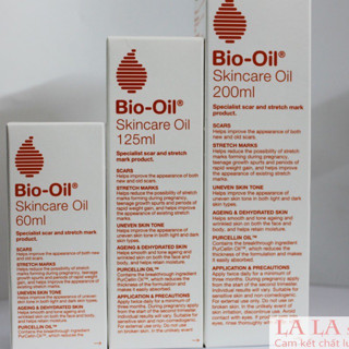 DẦU BIO OIL CHĂM SÓC DA, HỖ TRỢ LÀM GIẢM RẠN DA, MỜ SẸO 60ml, 125ml, 200ml