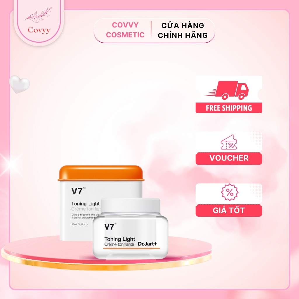 [TO 50ML] Kem dưỡng trắng da V7 Toning Light Dr Jart 50ml của Hàn Quốc TO 50ML