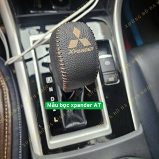 Bao da bọc Cần số & Phanh tay các đời xe Mitsubishi Xpander da nhập khẩu, khâu thủ công