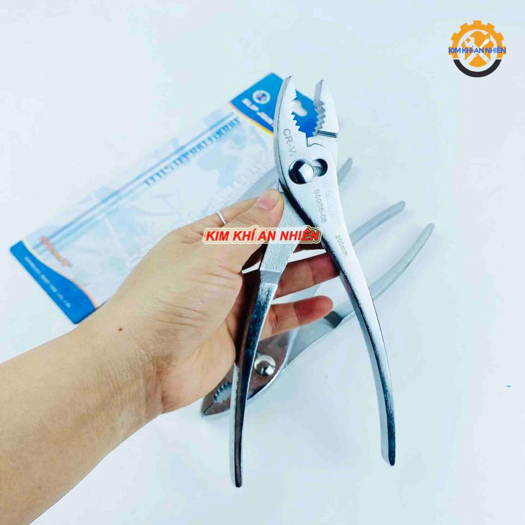 Kìm mỏ cá cán sắt  C-Mart B0008-8 200mm