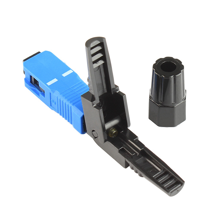 10 đầu quang nhanh Fast Connector SC-UPC, SC-APC, 100 khớp nối đầu sợi quang Coupler quang SC/APC - 