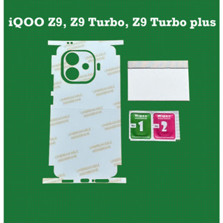 Dán PPF Full viền lưng máy Vivo iQOO Z9 Turbo , Z9 turbo plus , Z9 (china) 6.78"chống trầy xước