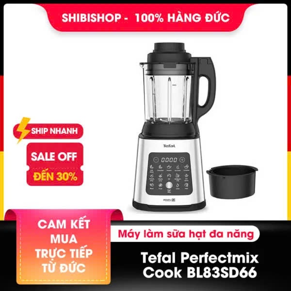 Máy làm sữa hạt & xay nấu đa năng Tefal BL83SD66,nhanh chóng,tiện lợi