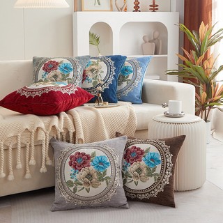    45X45CM   GỐI TỰA LƯNG TRANG TRÍ SOFA  HÀNG CAO CẤP   THÊU NỔI SBK269 