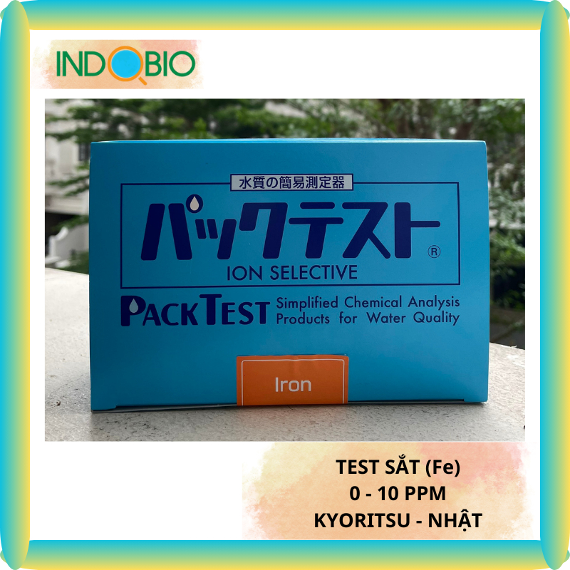 [CHÍNH HÃNG] TEST PHÈN SẮT 0-10 PPM TRONG NƯỚC THẢI, KYORITSU-NHẬT, WAK-FE