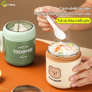Cốc Giữ Nhiệt 530ml Aisha Đựng Cơm, Canh, Mỳ, Cháo, Tiện Dụng Văn Phòng