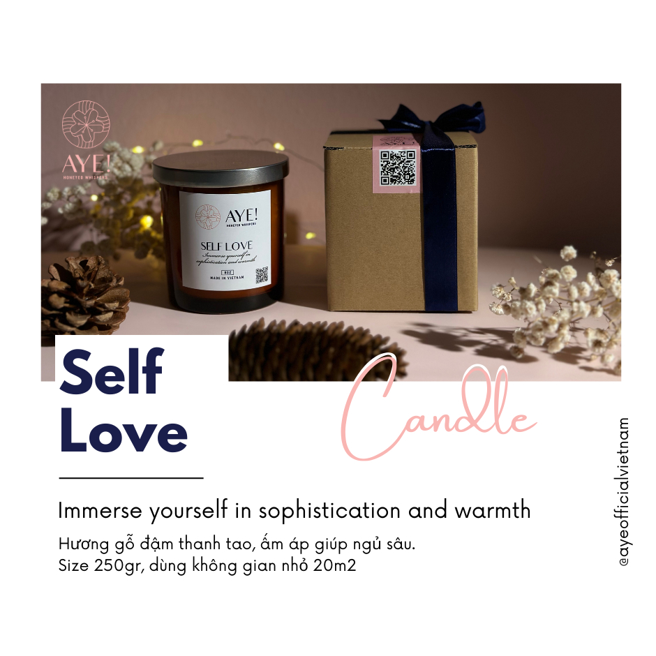 AYE Nến Thơm Thư Giãn Dễ Ngủ Self Love 250gr