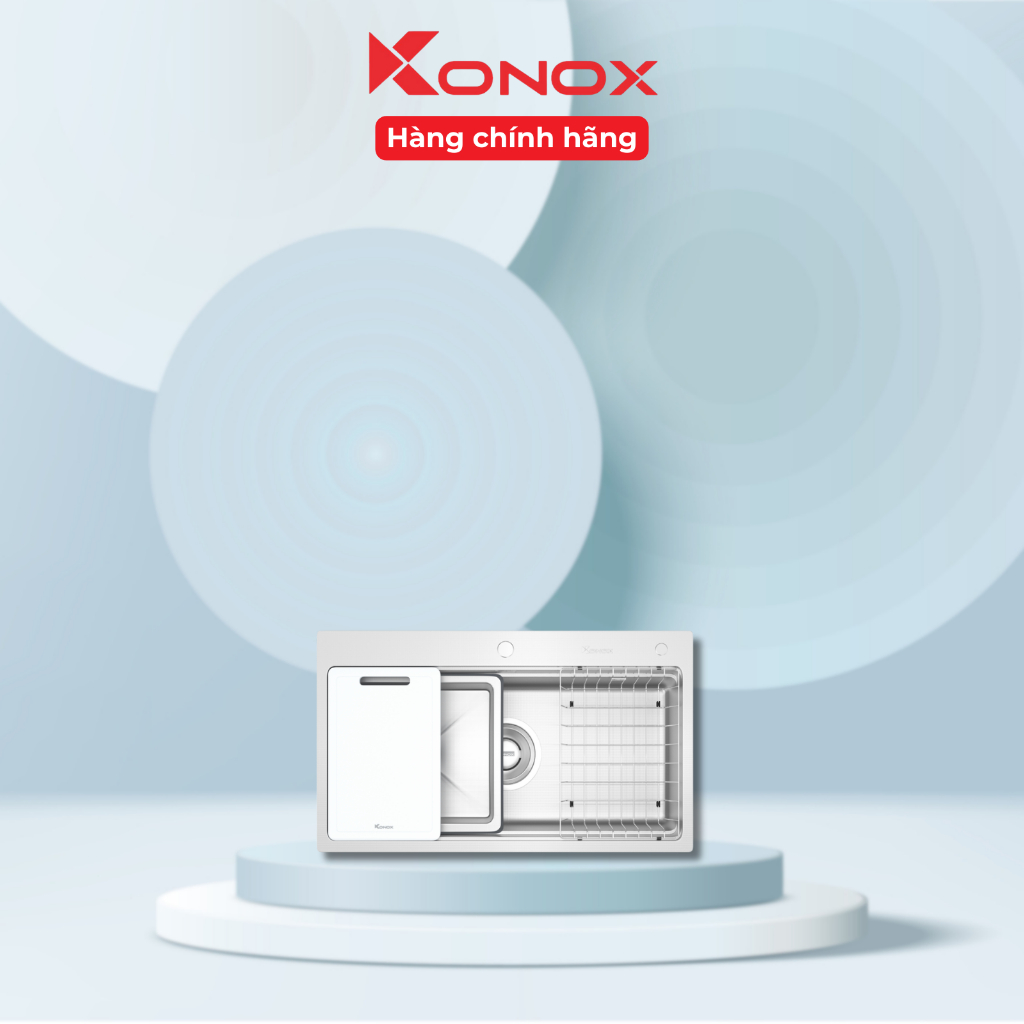 Chậu Rửa Bát 1 Hố Chống Xước Konox Workstation Sink KN8751TS Dekor – Đẳng Cấp & Tiện Nghi - KHF