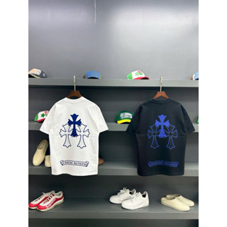  Áo Thun Chrome Heart Form Rộng Vải Cotton 2 Chiều Cao Cấp 