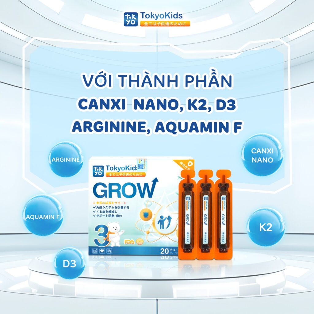 Tokyokids grow hỗ trợ phát triển chiều cao-hộp 20ống