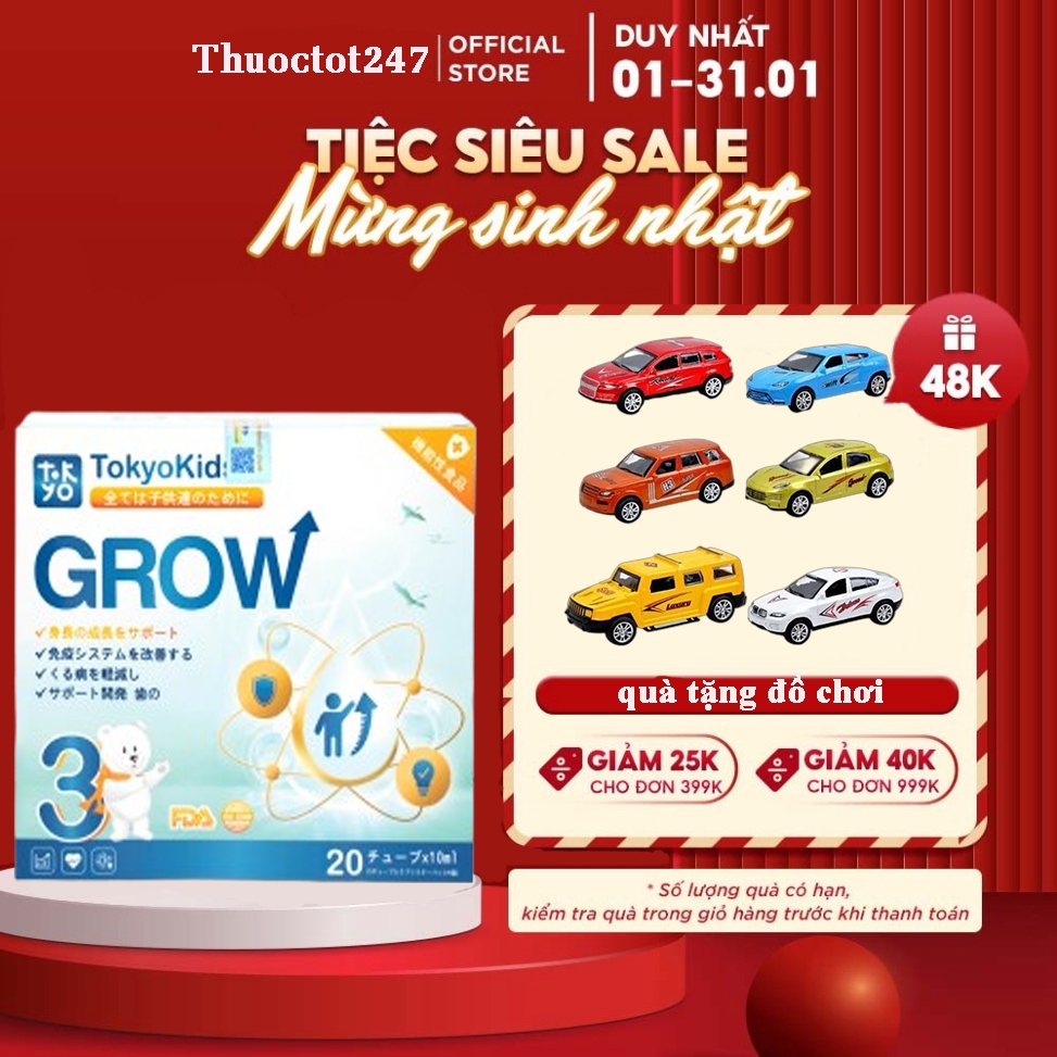 Tokyokids grow hỗ trợ phát triển chiều cao-hộp 20ống