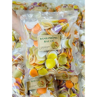  1kg Bánh Phồng Tôm Rau Củ Ăn Chay Được Món Ngon Sa Đéc 