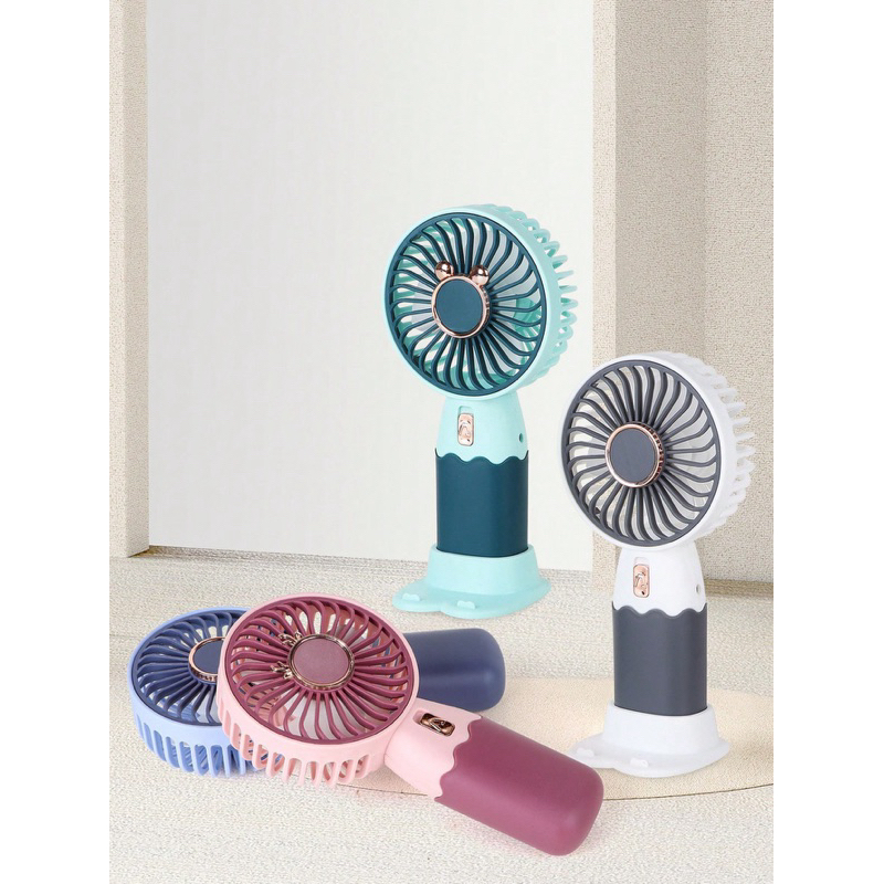 Quạt USB Cầm Tay Kipas Mini Có Giá Đỡ Điện Thoại