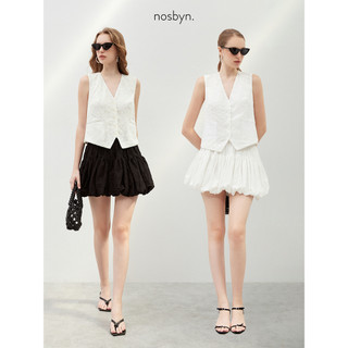  Nosbyn - Chân Váy Kiểu Bí Chất Liệu Cotton Hoa Thêu Cao Cấp - N502-S001 